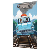 Ron & HARRY POTTER™ in Flying Car to HOGWARTS™ Klemmbrett (Links)