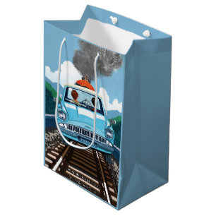 Ron & HARRY POTTER™ in Flying Car to HOGWARTS™ Mittlere Geschenktüte