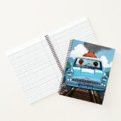 Ron & HARRY POTTER™ in Flying Car to HOGWARTS™ Notizblock (Innenseite)