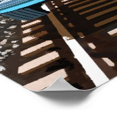 Ron & HARRY POTTER™ in Flying Car to HOGWARTS™ Poster (Ecke)