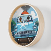 Ron & HARRY POTTER™ in Flying Car to HOGWARTS™ Uhr (Winkel)