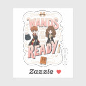 Ron & Hermione Wands auf der Fertigstellung Aufkleber (Blatt)