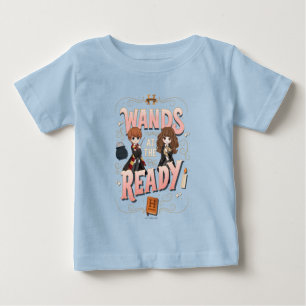 Ron & Hermione Wands auf der Fertigstellung Baby T-shirt