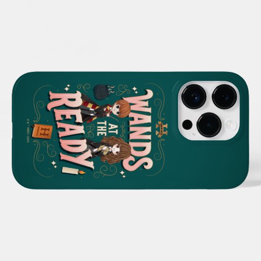 Ron & Hermione Wands auf der Fertigstellung Case-Mate iPhone Hülle (Rückseite (Horizontal))