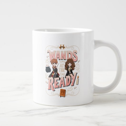 Ron & Hermione Wands auf der Fertigstellung Jumbo-Tasse (Rechts)