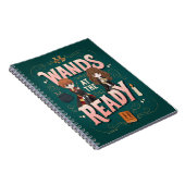 Ron & Hermione Wands auf der Fertigstellung Notizblock (Rechte Seite)