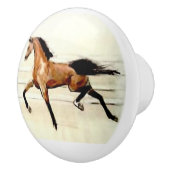 Ron Hevener Arabian Pferd Nahgwa Keramikknauf (Rechts)