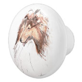 Ron Hevener . . . Collie. . . Keramikknauf (Rechts)