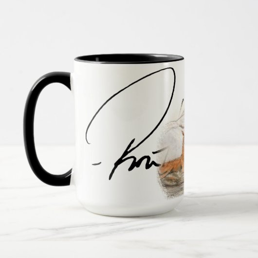 Ron Hevener "Contessa and foal" Signature Tasse (Links)