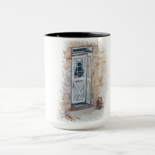 Ron Hevener "Die geschlossene Tür" Tasse