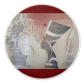 Ron Hevener Exotic Keramikknauf (Vorderseite)