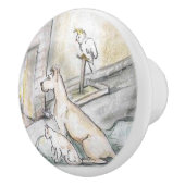 Ron Hevener Family Time Keramikknauf (Rechts)