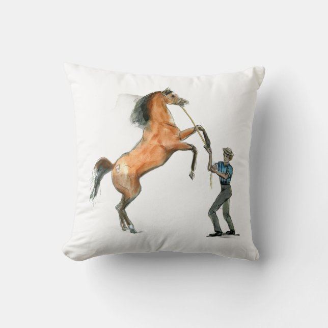 Ron Hevener "Fate of the Stallion" Kissen (Vorderseite)