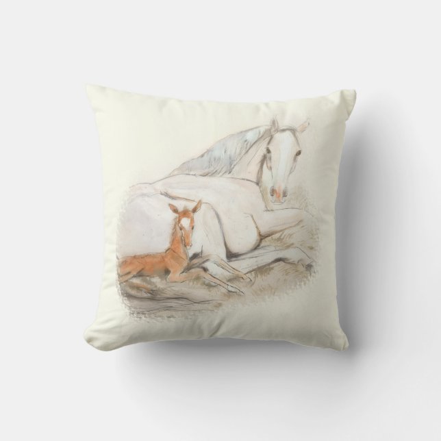 Ron Hevener ""Fate of the Stallion" Kissen (Vorderseite)