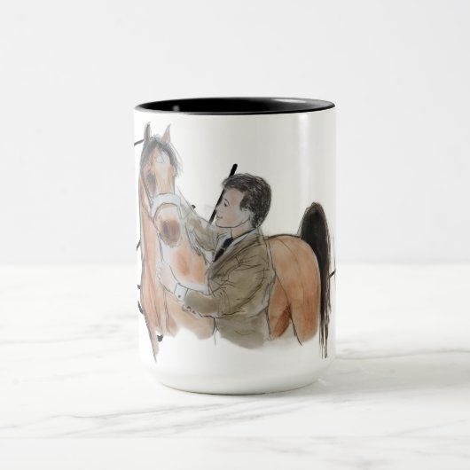 Ron Hevener "Fate of the Stallion" Signature Tasse (Zentrum)