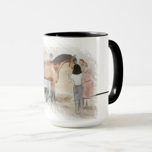 Ron Hevener "Fate of the Stallion" Signature Tasse (VorderseiteRechts)