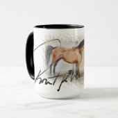 Ron Hevener "Fate of the Stallion" Signature Tasse (Vorderseite Links)