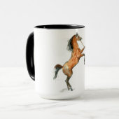 Ron Hevener "Schicksal des Hengstes" Tasse (Vorderseite Links)