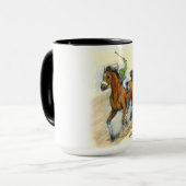 Ron Hevener "Schicksal des Hengstes" Tasse (Vorderseite Links)