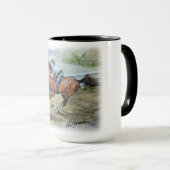 Ron Hevener "Schicksal des Hengstes" Tasse (VorderseiteRechts)