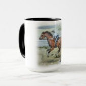 Ron Hevener "Schicksal des Hengstes" Tasse (Vorderseite Links)