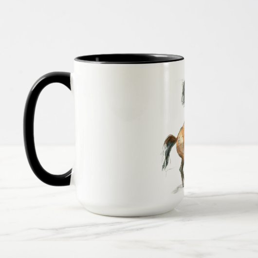 Ron Hevener "Schicksal des Hengstes" Tasse (Links)