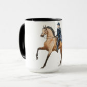 Ron Hevener "Schicksal des Hengstes" Tasse (Vorderseite Links)