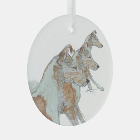Ron Hevener Smooth Collie Ornament (Vorderseite Rechts)