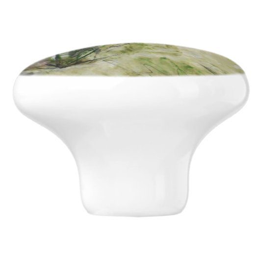 Ron Hevener über dem Regenbogen Keramikknauf (Seitenansicht)