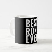 Ron immer lustige Männer Vaters Geschenkidee Leist Kaffeetasse (Vorderseite Links)