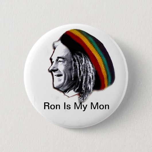 Ron ist meine Montag-Knöpfe Button (Vorderseite)