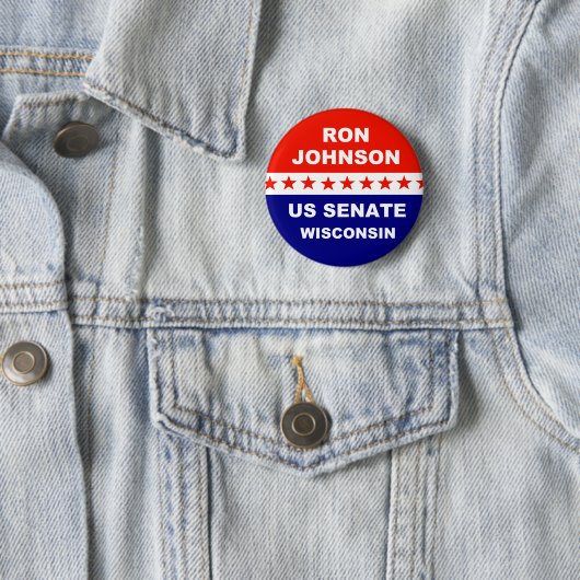 Ron Johnson US Senat Wisconsin 2022 Button (Beispiel)