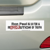 Ron Paul 08 Autoaufkleber (Auf Auto)
