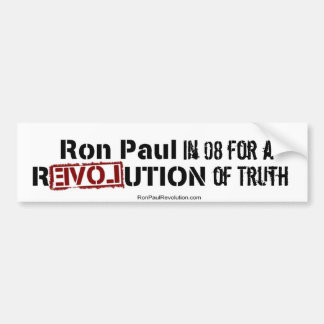 Ron Paul 08 Autoaufkleber