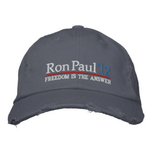 Ron Paul ’12 Bestickte Baseballkappe