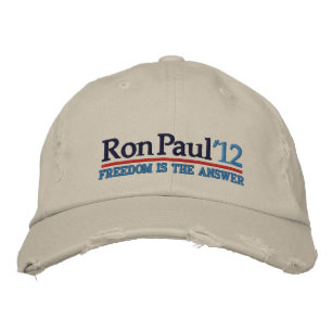 Ron Paul ’12 Campaign Style Hat Bestickte Kappe