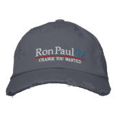 Ron Paul 2012 Anpassbare bestickte Hats Baseballkappe (Vorderseite)