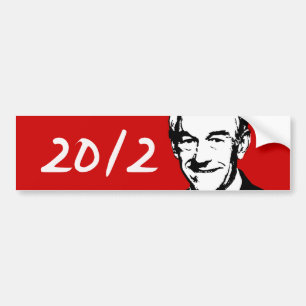 Ron Paul 2012 Autoaufkleber