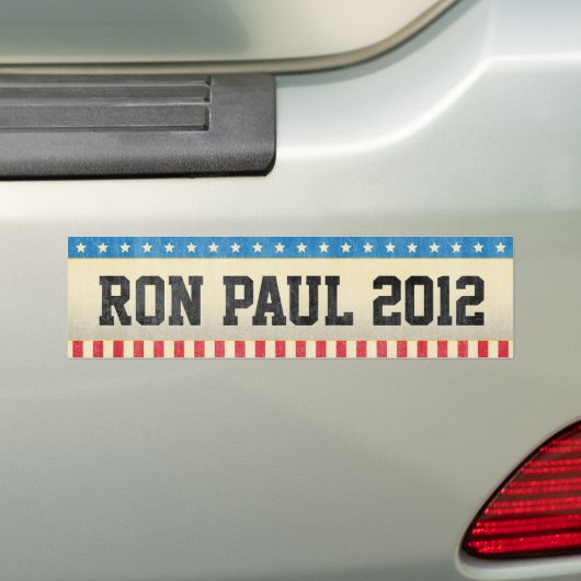 Ron Paul 2012 Autoaufkleber (Auf Auto)