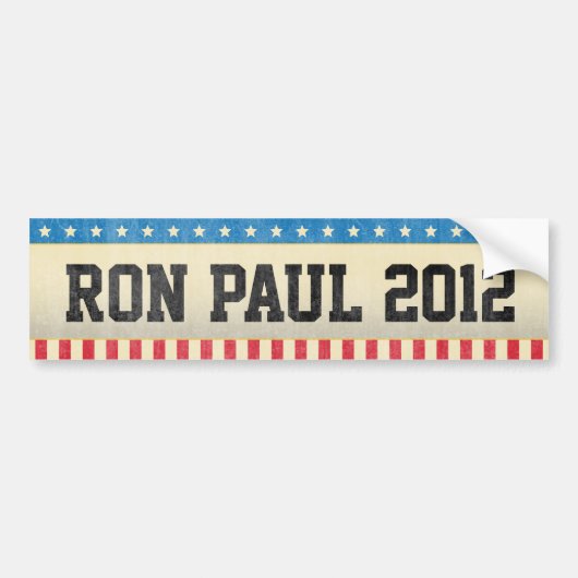 Ron Paul 2012 Autoaufkleber (Vorne)