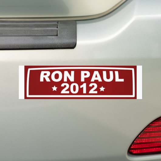 Ron Paul 2012 Autoaufkleber (Auf Auto)