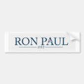 Ron Paul 2012 Autoaufkleber (Vorne)