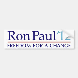Ron Paul 2012 Autoaufkleber