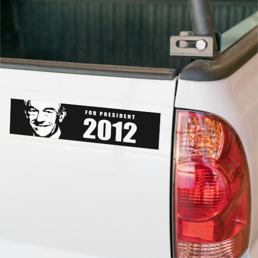 Ron Paul 2012 Autoaufkleber (Auf Lkw)