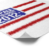 Ron Paul 2012 Campaign Poster (Ecke)