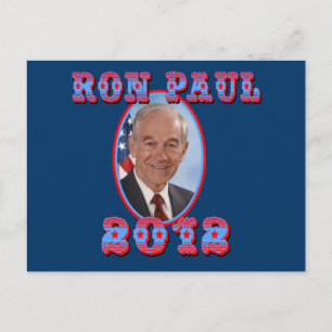Ron Paul 2012 für Präsident USA Postkarte
