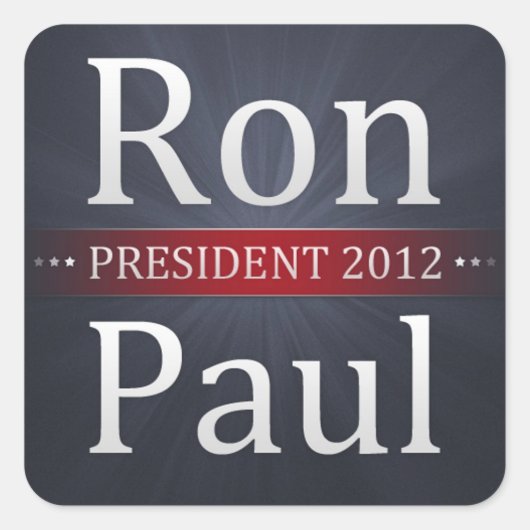 Ron Paul 2012 Kampagne Sticker (Vorderseite)