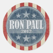 Ron Paul 2012 Kampagne Sticker (Vorderseite)