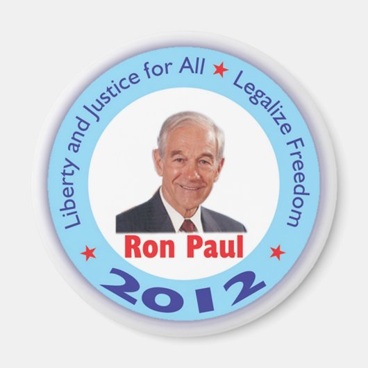 Ron Paul 2012 Magnet (Vorne)