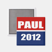 RON PAUL 2012 MAGNET (Vorderseite/Rückseite)
